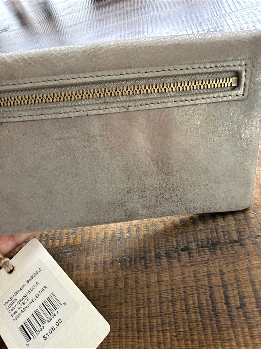 HOBO Taupe wallet in “Granite Gold” - Picture 3 of 5